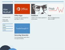 Tablet Screenshot of alanmulhall.net